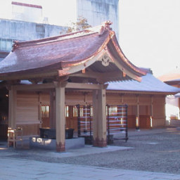 二荒山神社、手水舎